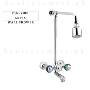 Idrees Sanitary WALL SHOWER 2 KNOBS ARIYA SET Code 2103