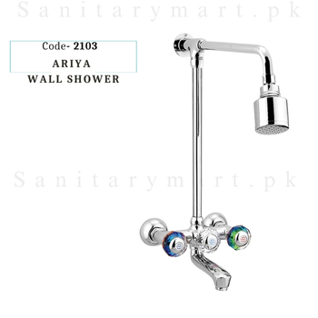 Idrees Sanitary WALL SHOWER 2 KNOBS ARIYA SET Code 2103