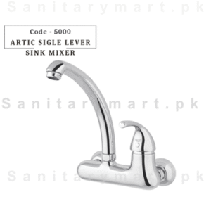 Artic Single Lever Kitchen Sink Mixer Wall Mounted Code 5000 Faisal Sanitary Fittings