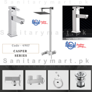 Faisal Sanitary Complete Casper Series Single Lever Set code 4907