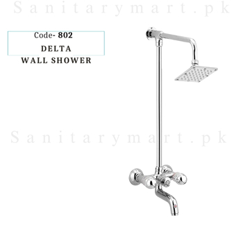 Idrees Sanitary WALL SHOWER DELTA SET Code 802