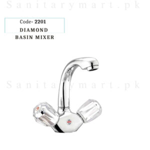Idrees Sanitary BASIN MIXER DIAMOND SET Code 2201