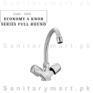 Faisal Sanitary Economy 4 Knobs Series Basin Mixer Code 1501
