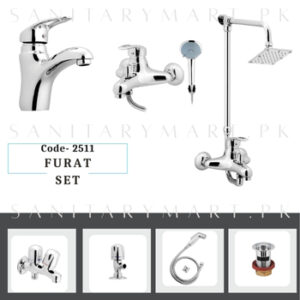 Idrees Sanitary Complete Bath Set FURAT SET Code 2511