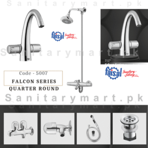 Faisal’s Falcon Series Quarter Round Bath Set Complete code 5007