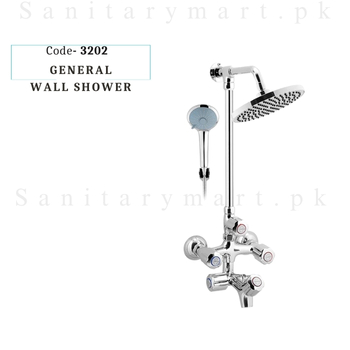 Idrees Sanitary WALL SHOWER 5 KNOBS GENERAL SET Code 3202