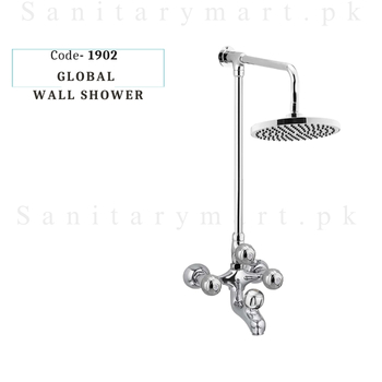 Idrees Sanitary WALL SHOWER 4 KNOBS GLOBAL SET Code 1902