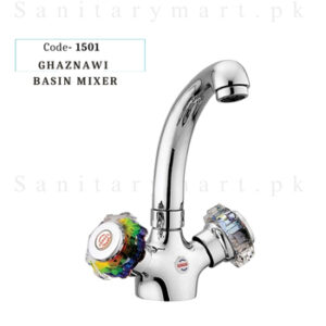Idrees Sanitary BASIN MIXER GHAZNAWI SET Code 1501