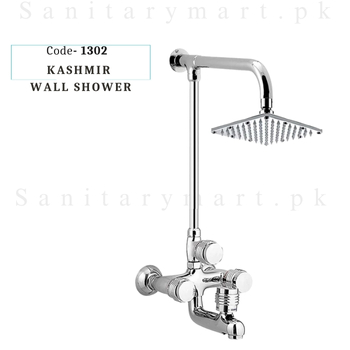 Idrees Sanitary WALL SHOWER 4 KNOBS KASHMIR SET Code 1302