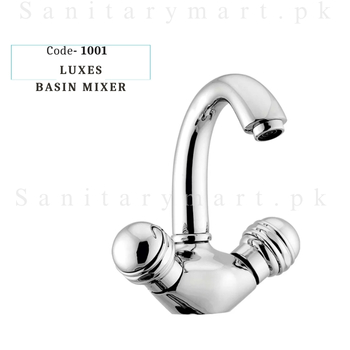 Idrees Sanitary BASIN MIXER LUXES SET Code 1001
