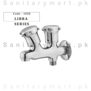 Faisal Sanitary Fittings Libra Series Double Bib Cock Code 1003