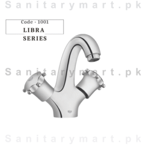 Faisal Sanitary Fittings Libra Series (Single Round) Basin Mixer Code 1001