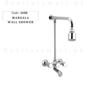 Idrees Sanitary WALL SHOWER 2 KNOBS MARGALA SET Code 1403