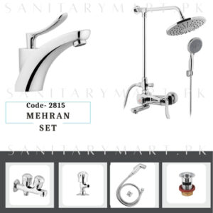 Idrees Sanitary Complete Bath Set MEHRAN SET Code 2815