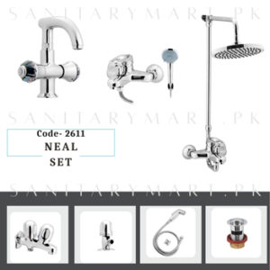 Idrees Sanitary Complete Bath Set NEAL SET Code 2611