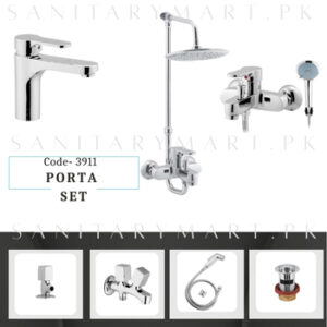 Idrees Sanitary Complete Bath Set PORTA SET Code 3911