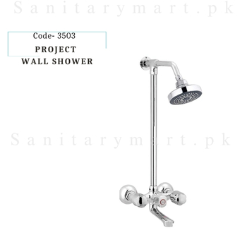 Idrees Sanitary WALL SHOWER 2 KNOBS PROJECT SET Code 3503