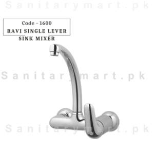Ravi Single Lever Kitchen Sink Mixer Wall Mounted Code 1600 Faisal Sanitary Fittings