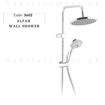 Idrees Sanitary WALL SHOWER ALFAH SET Code 3602