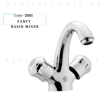 Idrees Sanitary BASIN MIXER FANCY SET Code 2301