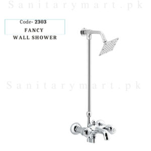Idrees Sanitary WALL SHOWER 2 KNOBS FANCY SET Code 2303