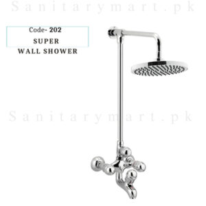 Idrees Sanitary WALL SHOWER 4 KNOBS SUPER SET Code 202