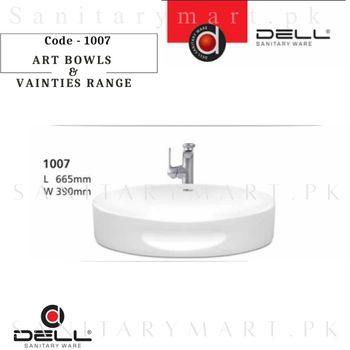 DELL 1007 ART BOWLS & VAINTIES RANGE Code dellab1007 Dell Sanitary Ware