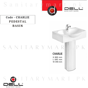 DELL CHARLIE Pedestal BASIN Code dellpbcharlie Dell Sanitary ware