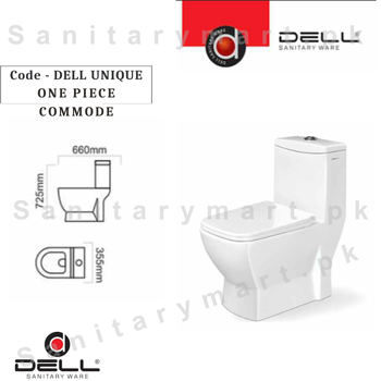 DELL UNIQUE ONE PIECE COMMODE Code onepiecedellunique Dell Sanitary ware