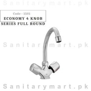 Faisal Sanitary Economy 4 Knobs Series Basin Mixer Code 1501