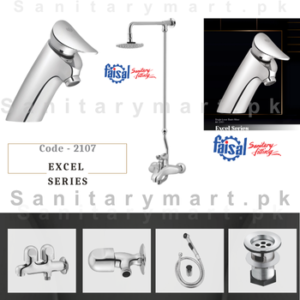 Faisal Sanitary Complete Excel Series Single Lever Set code 2107
