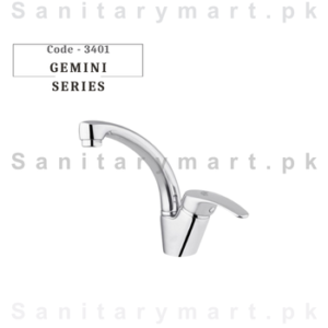 Faisal Sanitary Gemini Series (Single Lever) Basin Mixer Code 3401