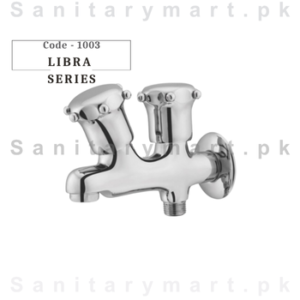 Faisal Sanitary Fittings Libra Series Double Bib Cock Code 1003