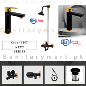 Faisal Sanitary Next Series Single Lever Bath Set Complete Code 7807