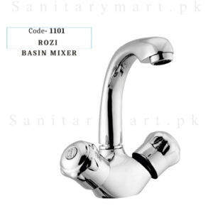 Idrees Sanitary BASIN MIXER ROZI SET Code 1101