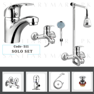 Idrees Sanitary Complete Bath Set SOLO SET Code 511