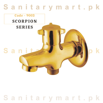 Faisal Sanitary Scorpion Series Double Bib Cock Code 9003