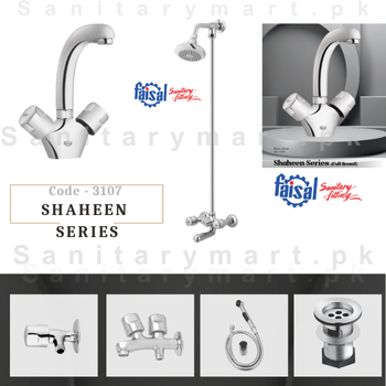 Faisal Sanitary Complete Shaheen Series Single Round code 3107