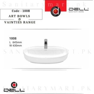 DELL 1008 ART BOWLS & VAINTIES RANGE Code dellab1008 Dell Sanitary Ware