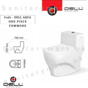 DELL AQUA ONE PIECE COMMODE Code onepiecedellaqua Dell Sanitary ware