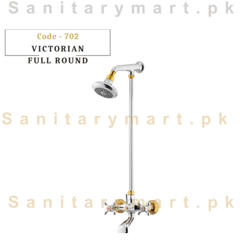 Faisal sanitary Fittings Wall Shower Victorian Classic Full Round code 702